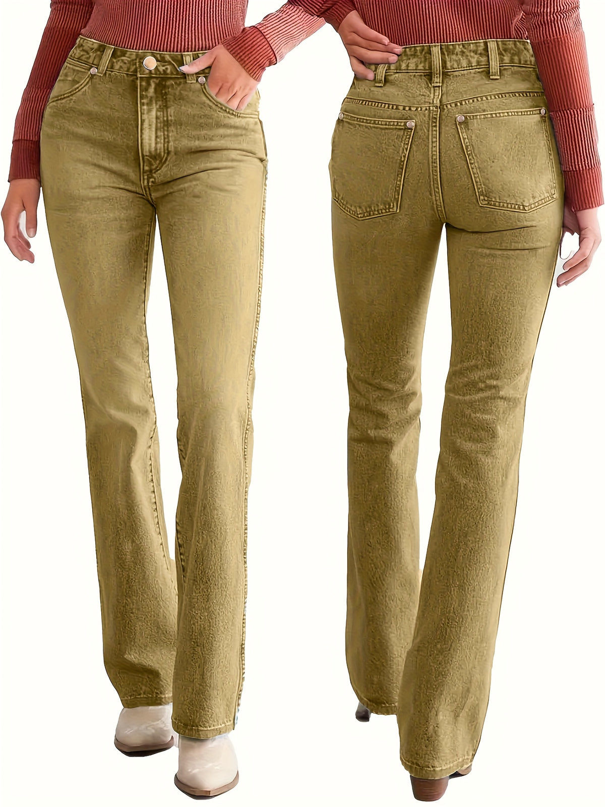 Isabella™ | Stretch-jeans med elegante detaljer