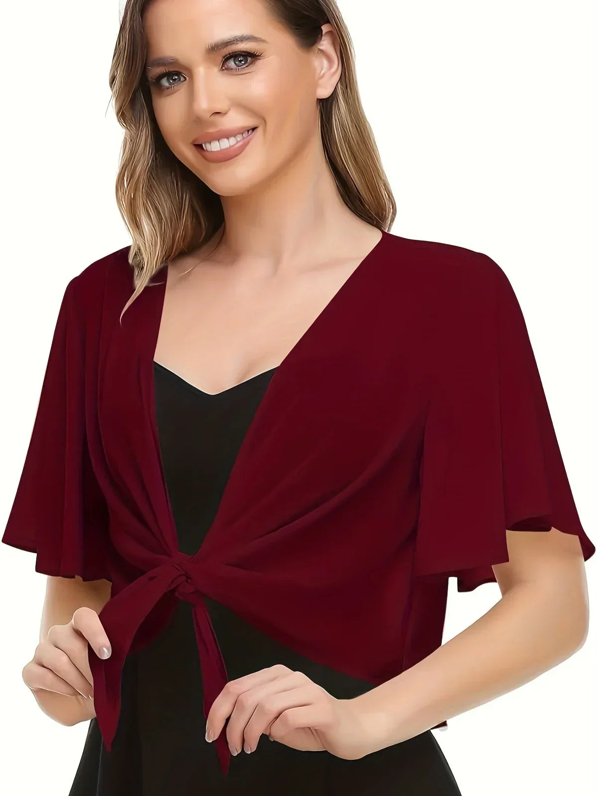 Thilde | Elegant Og Stilfuld Omslagsbluse
