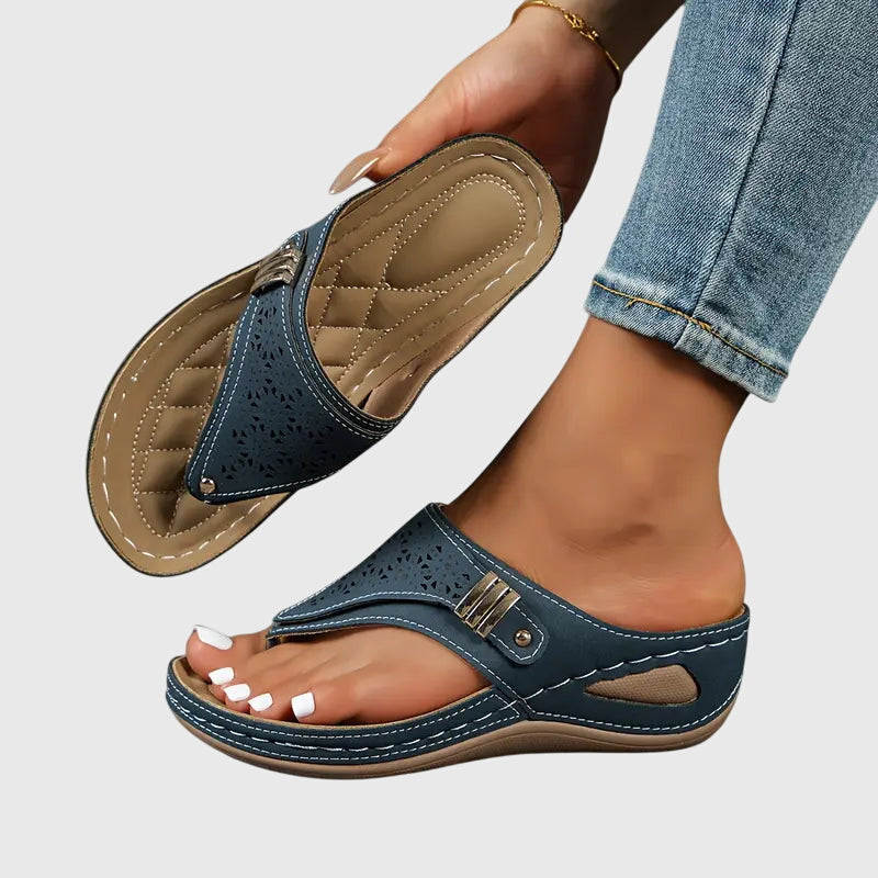 Adele | Kvinders Slip On Flade Sandaler
