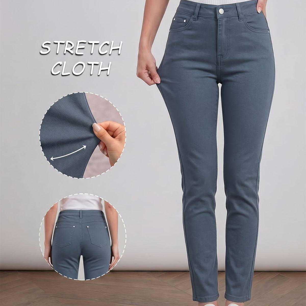 Clara™ | Komfortable stretch-jeans