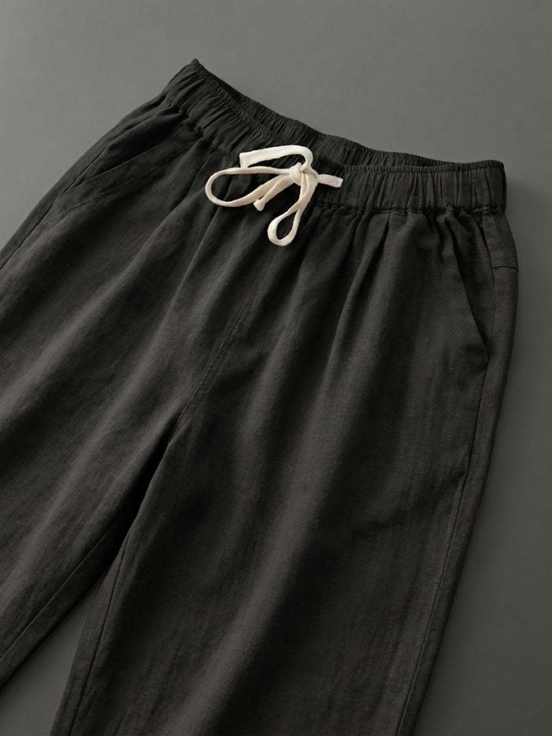Susanne | Dame Snøre Talje Afslappede Slim Fit Bukser