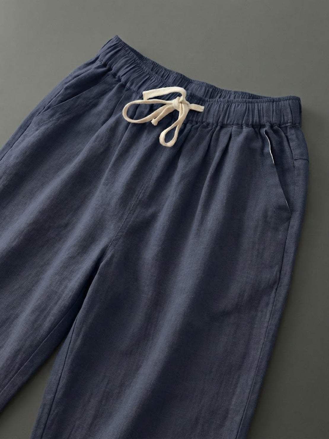 Susanne | Dame Snøre Talje Afslappede Slim Fit Bukser
