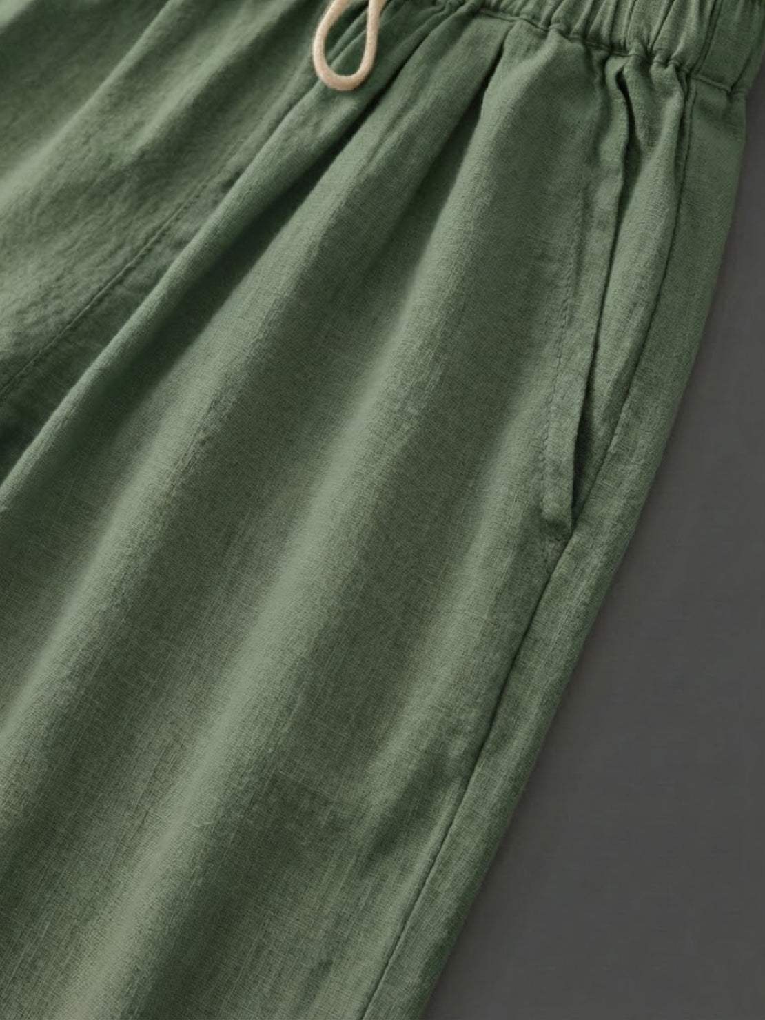 Susanne | Dame Snøre Talje Afslappede Slim Fit Bukser
