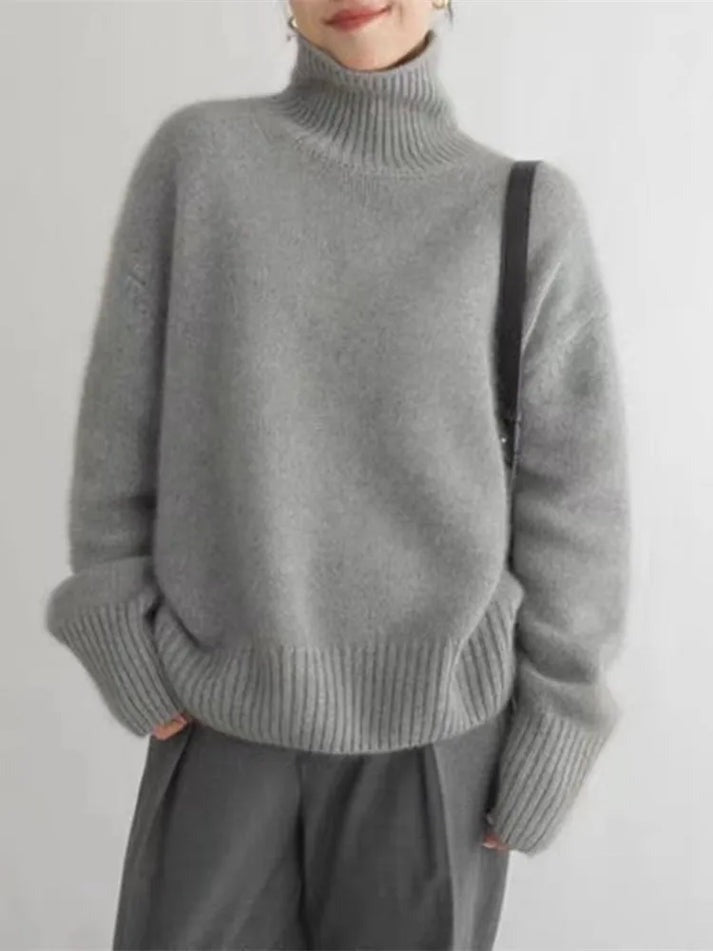 Joline | Cashmere-trøje med rullekrave