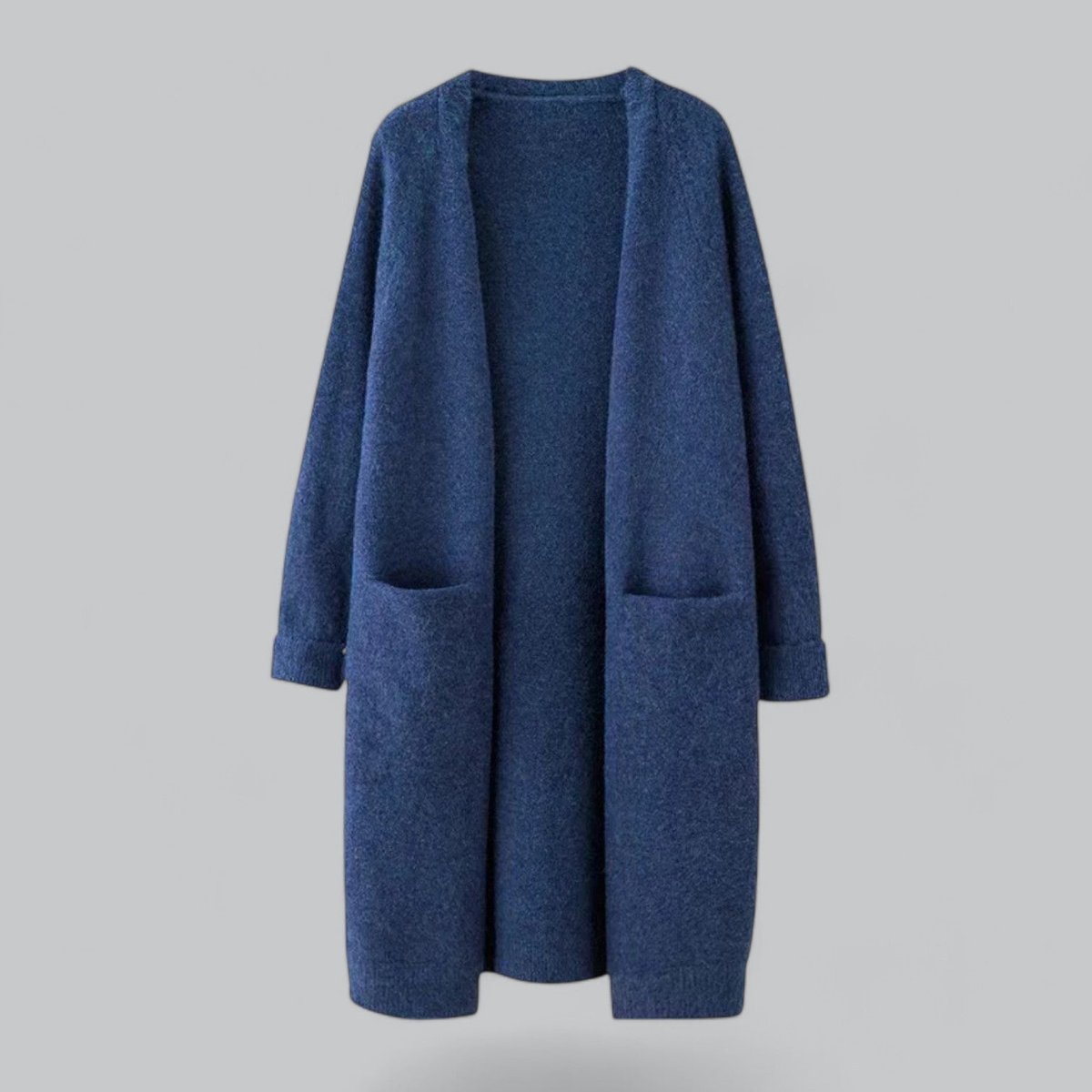 Mathilde | Dame Lang Strikket Cashmere Cardigan Oversize Pasform