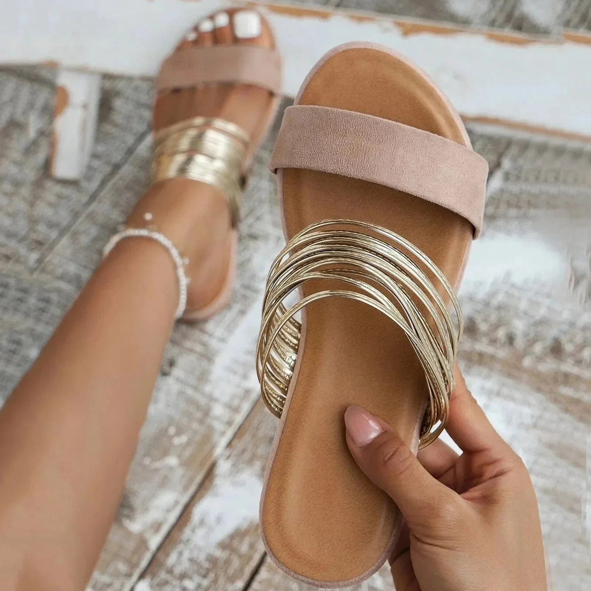 Freja | Dame Ortopædiske Sandaler Slip-On Komfort