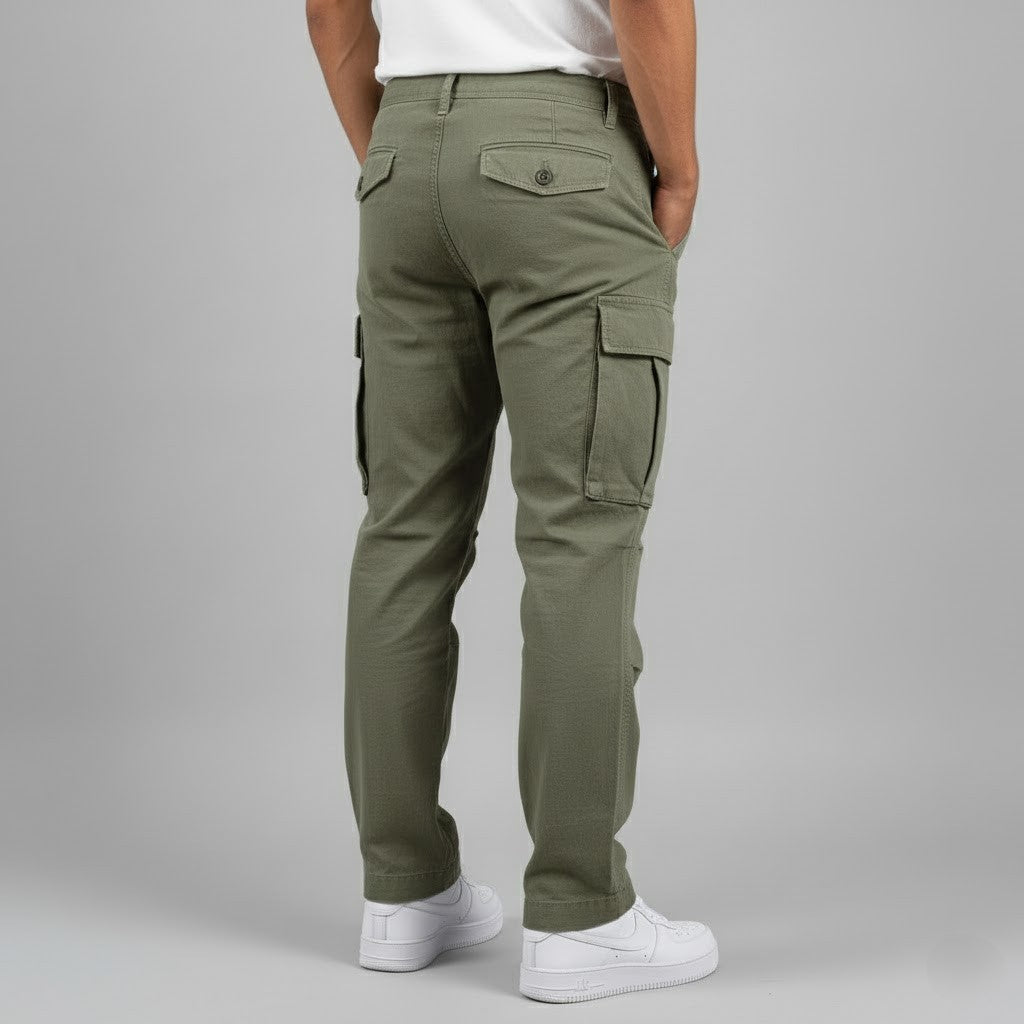 Jørn | Herres cargobukser med afslappet pasform og sidelommer i streetwear-stil