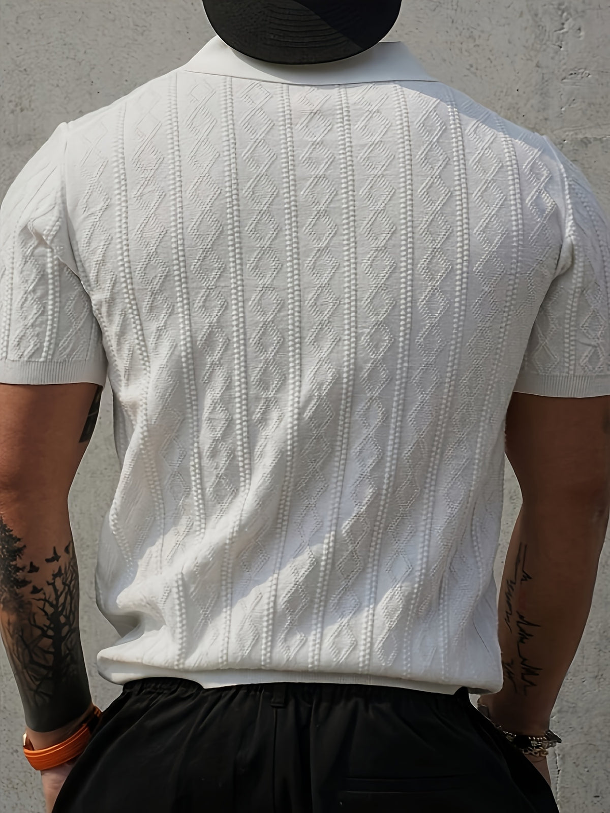 Luca™ | Textured Knit Polo