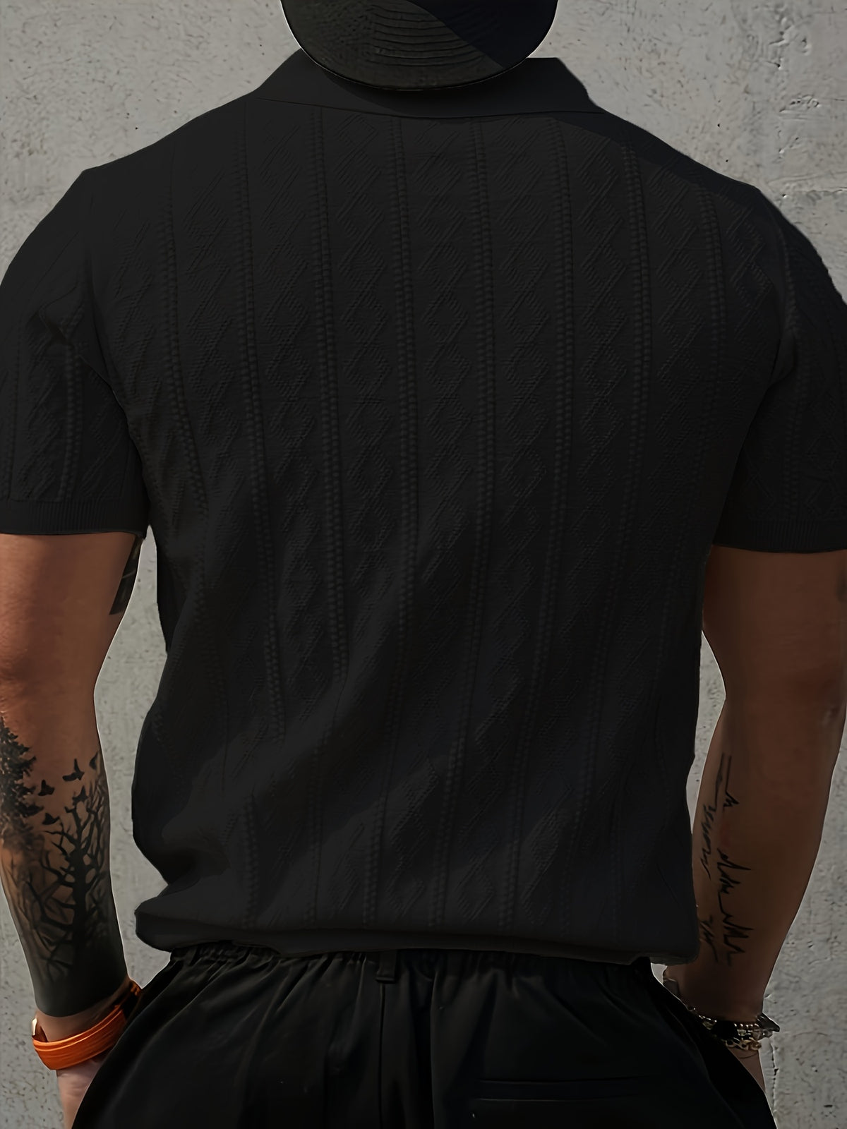 Luca™ | Textured Knit Polo