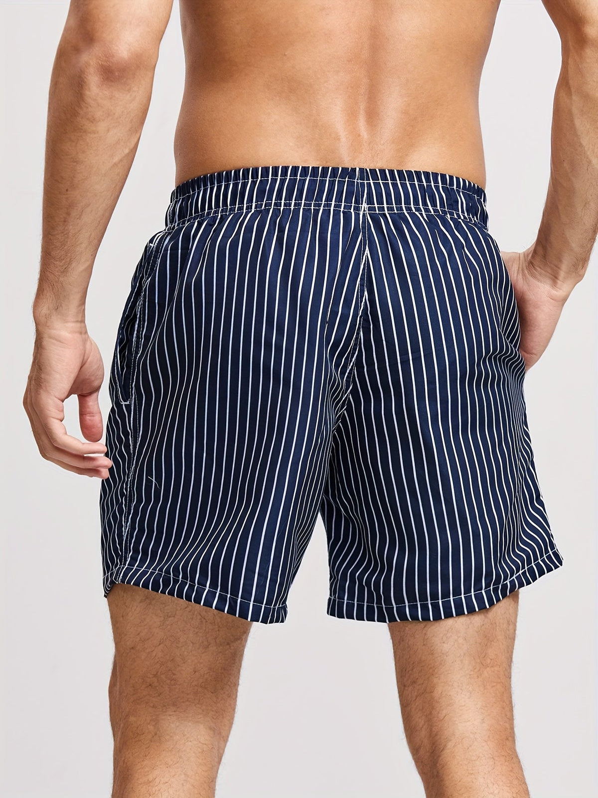 Tomas | Behagelige Stribede Sommer Shorts