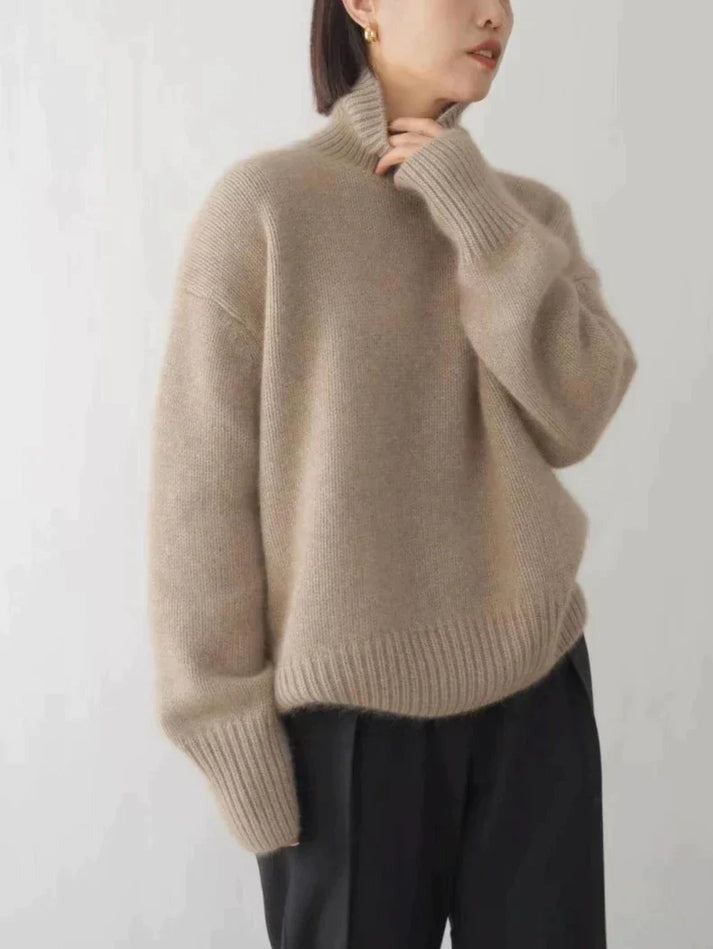Joline | Cashmere-trøje med rullekrave