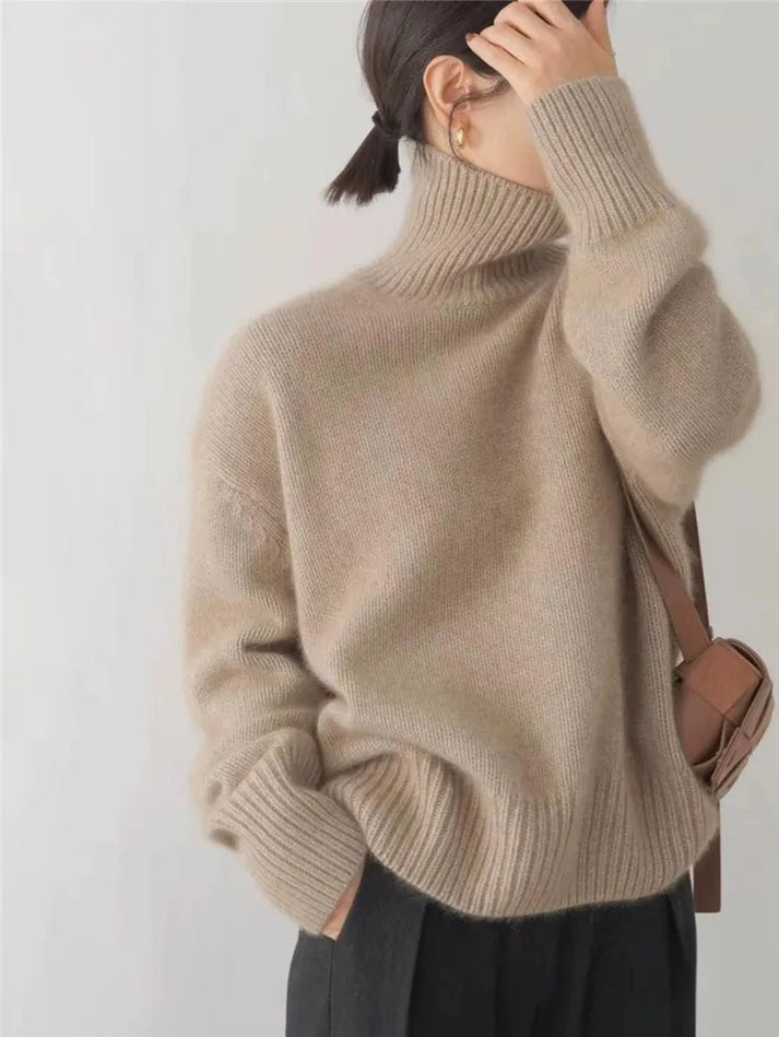 Joline | Cashmere-trøje med rullekrave