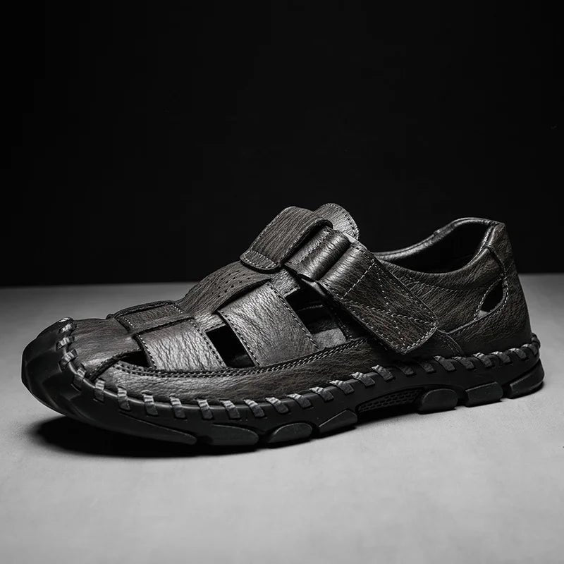 Victor | Fisherman Sandaler Ægte Læder Lukket Tå Herre