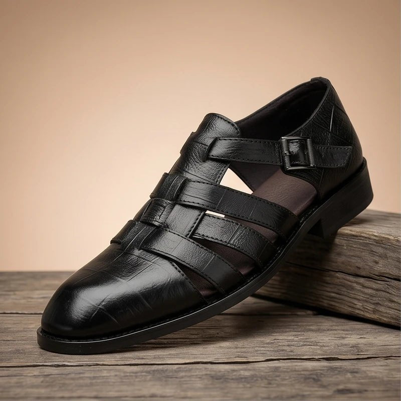 Oliver | Fisherman Sandaler Læder Lukkede Tær Spænde