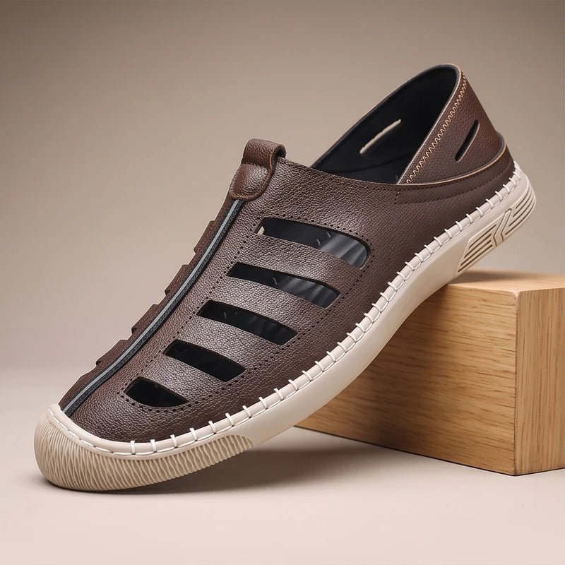 Victor | Fisherman Sandals Læder Lukkede Tæer Ventilation
