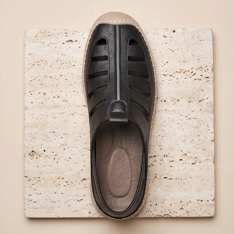 Victor | Fisherman Sandals Læder Lukkede Tæer Ventilation