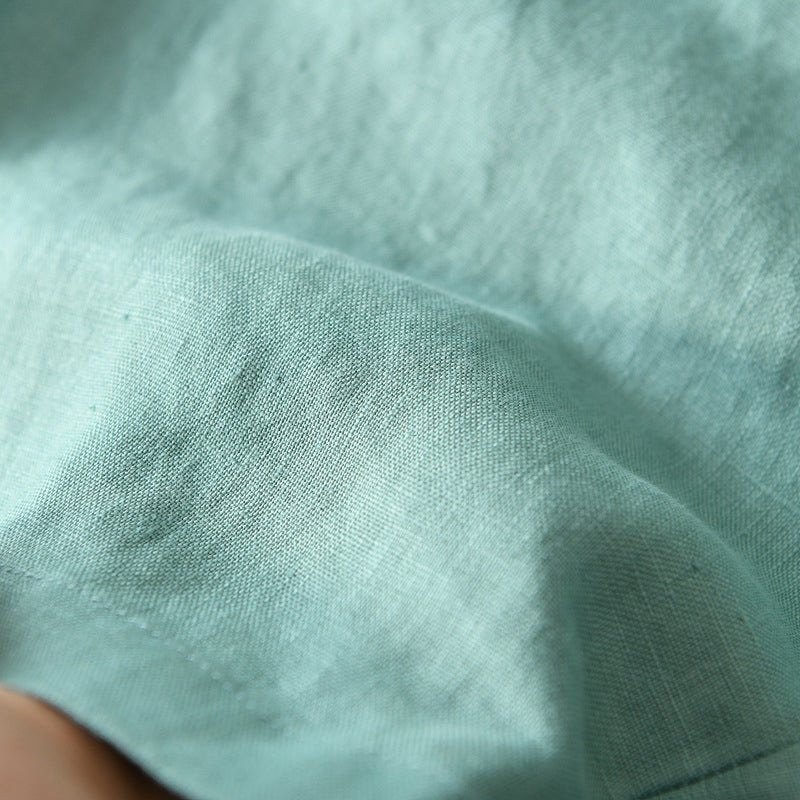 Malthe | Herre Afslappede Linen Shorts med Snørebånd