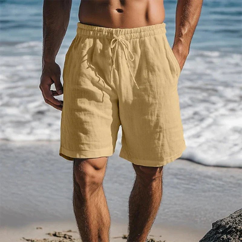 Henrik | Herre Linen Hurtigtørrende Sommer Badeshorts