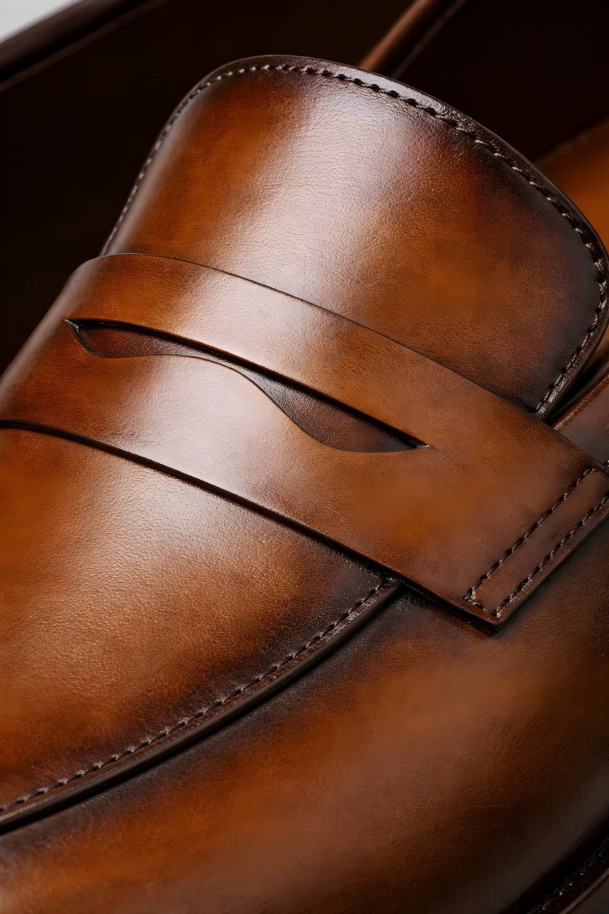 Magnus | Herre Slip-On Penny Loafers Klassisk Formelt Læderlook