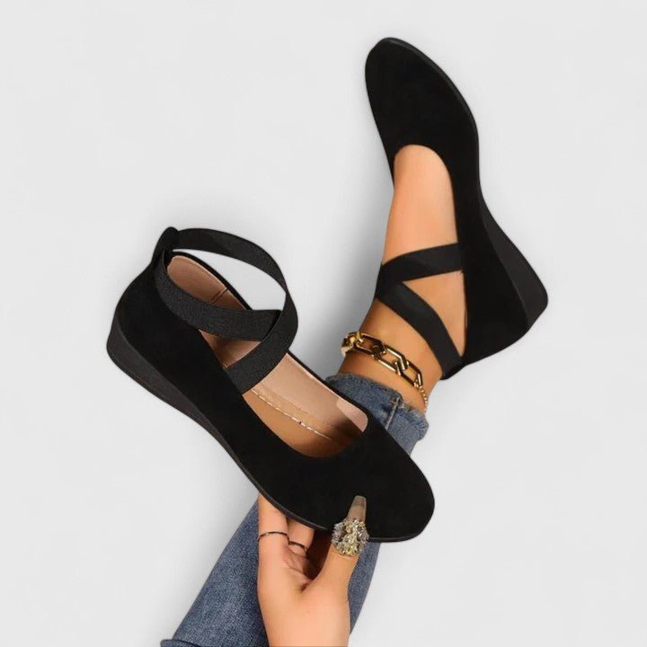 Josefine | Kvinders Ortopædiske Elastisk-Rem Slip-On Flade Sko