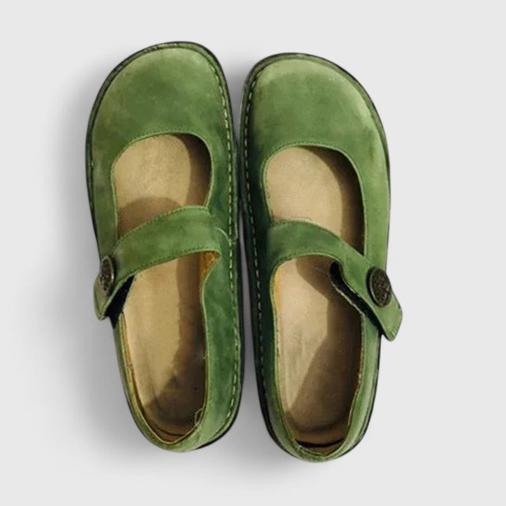 Vilma | Kvinders Slip On Sko Med Rem Detalje