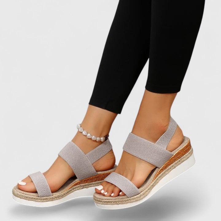Dagmar | Kvinders Ortopædiske Platform Sandaler Med Remme