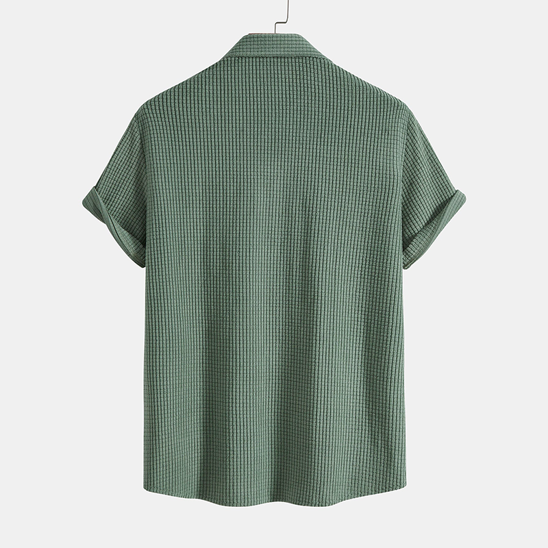 Andreas | Herre To-Delte Casual Skjorte Og Shorts Sæt