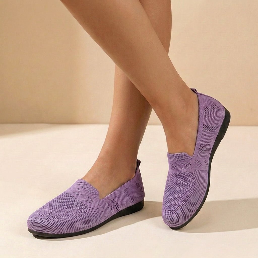 Sofia | Orthopædiske Slip-On Ballerinaer Strikket Komfort Dame