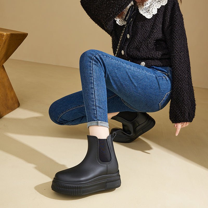 Olivia | Waterproof Støvler Dame Chelsea Boots Platform