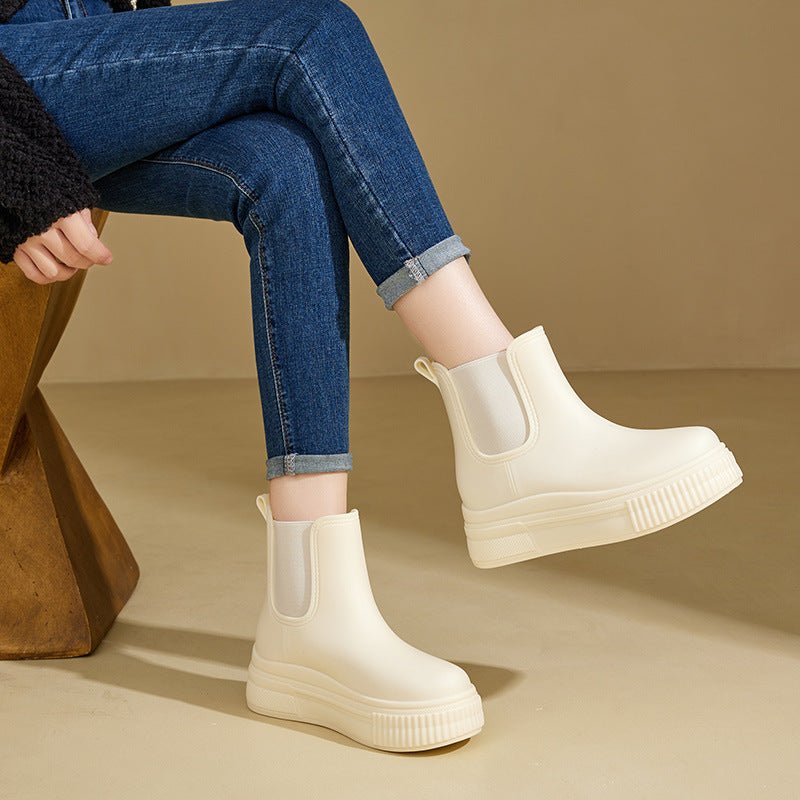 Olivia | Waterproof Støvler Dame Chelsea Boots Platform
