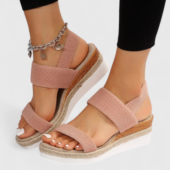 Dagmar | Kvinders Ortopædiske Platform Sandaler Med Remme