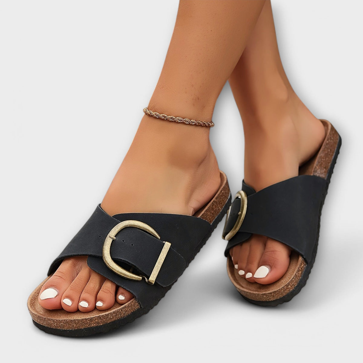 Margie | Komfortable Dame Sandaler Med Spænde