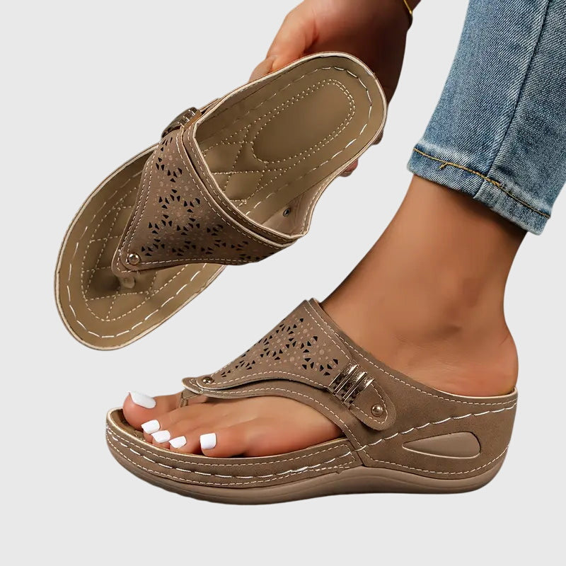 Adele | Kvinders Slip On Flade Sandaler