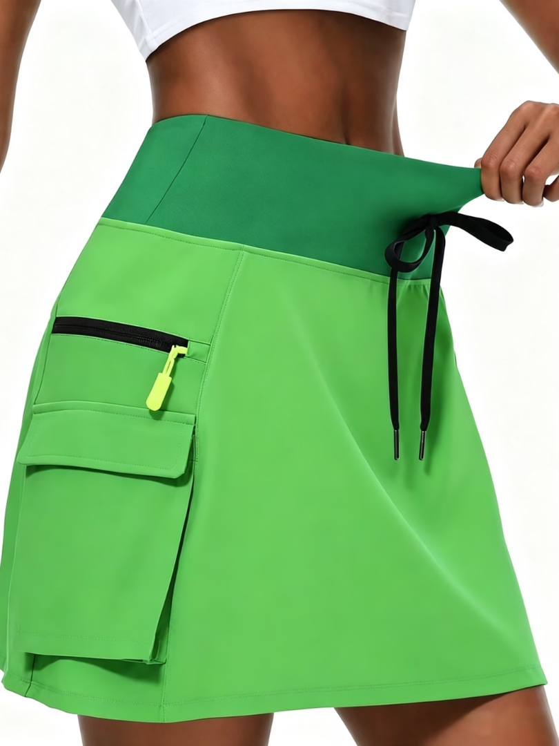 Freja™ | Aktivt skort med indbyggede shorts