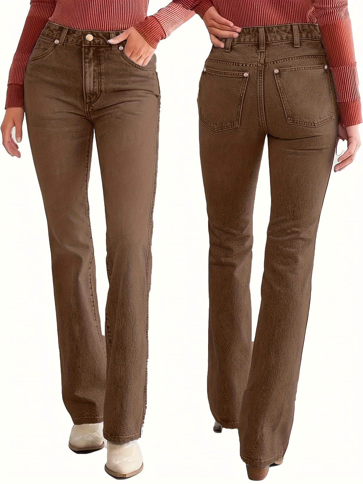 Isabella™ | Stretch-jeans med elegante detaljer