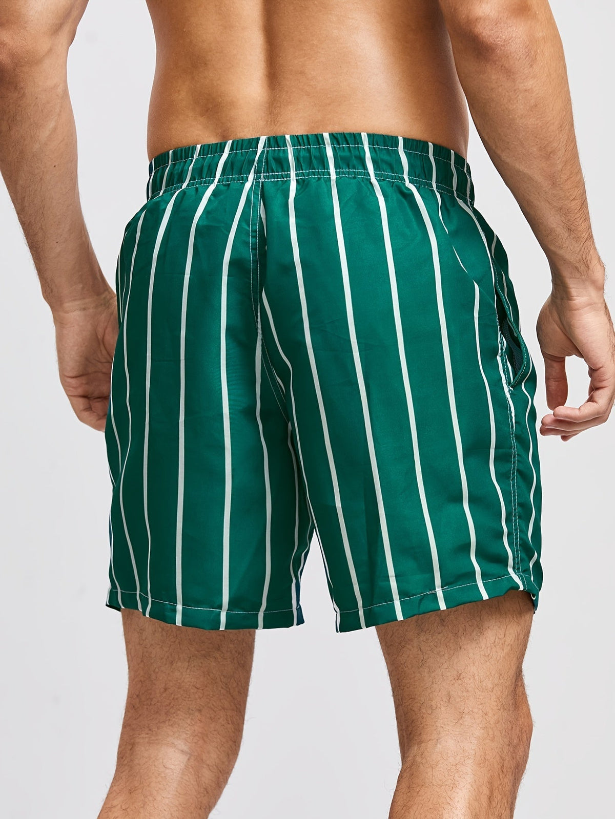 Tomas | Behagelige Stribede Sommer Shorts