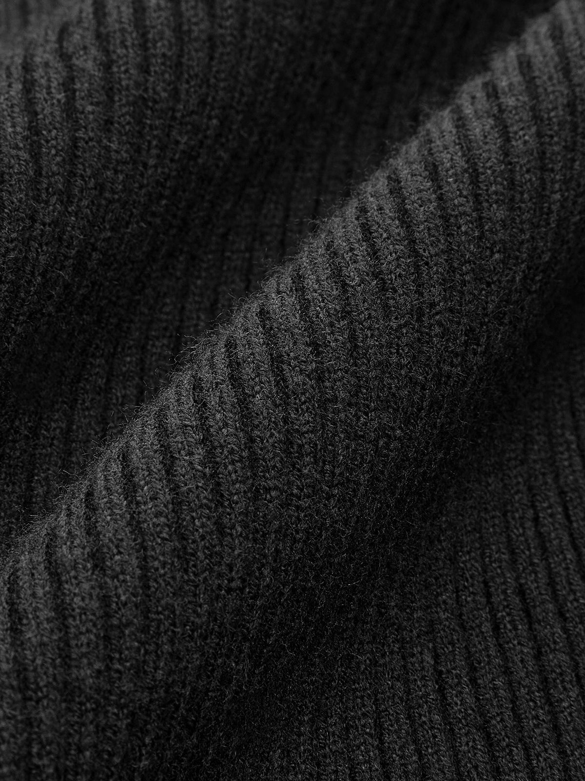 Birthe | Dame Forårs Stilfuld Ribstrikket Rullekrave Sweater