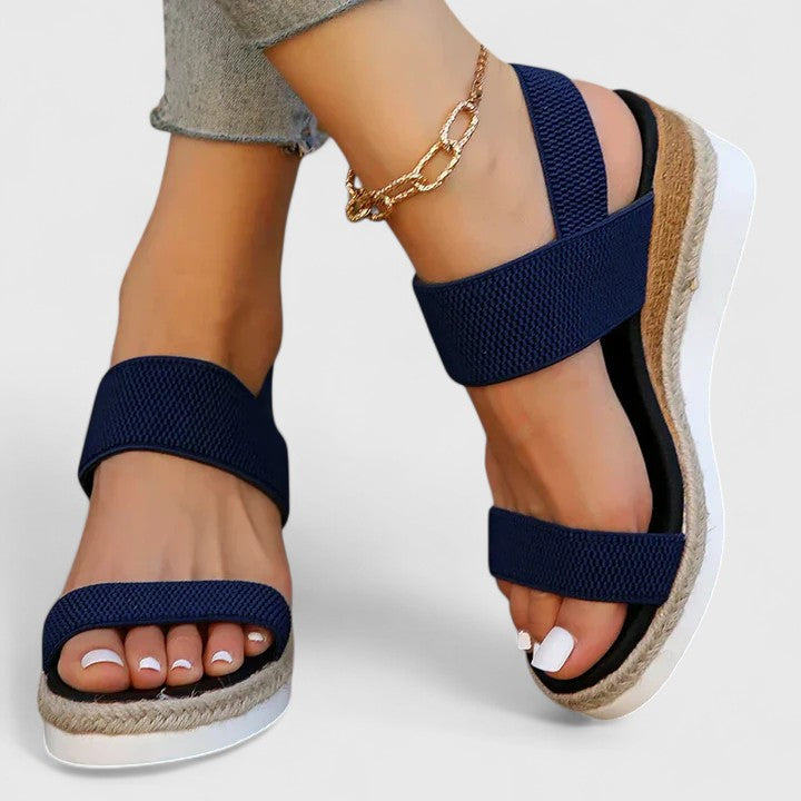Dagmar | Kvinders Ortopædiske Platform Sandaler Med Remme