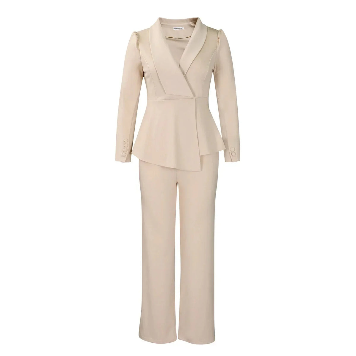 Ragna | Elegant Formelt Sæt med Skræddersyet Lang Blazer til Dame