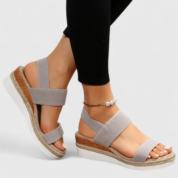 Dagmar | Kvinders Ortopædiske Platform Sandaler Med Remme