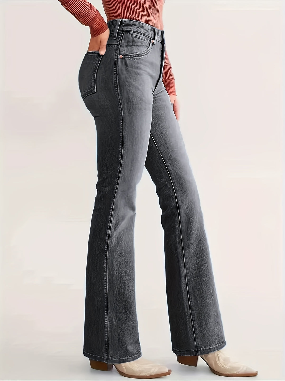 Isabella™ | Stretch-jeans med elegante detaljer