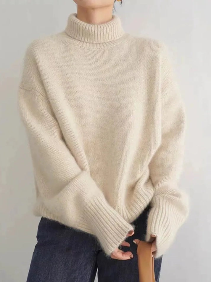 Joline | Cashmere-trøje med rullekrave