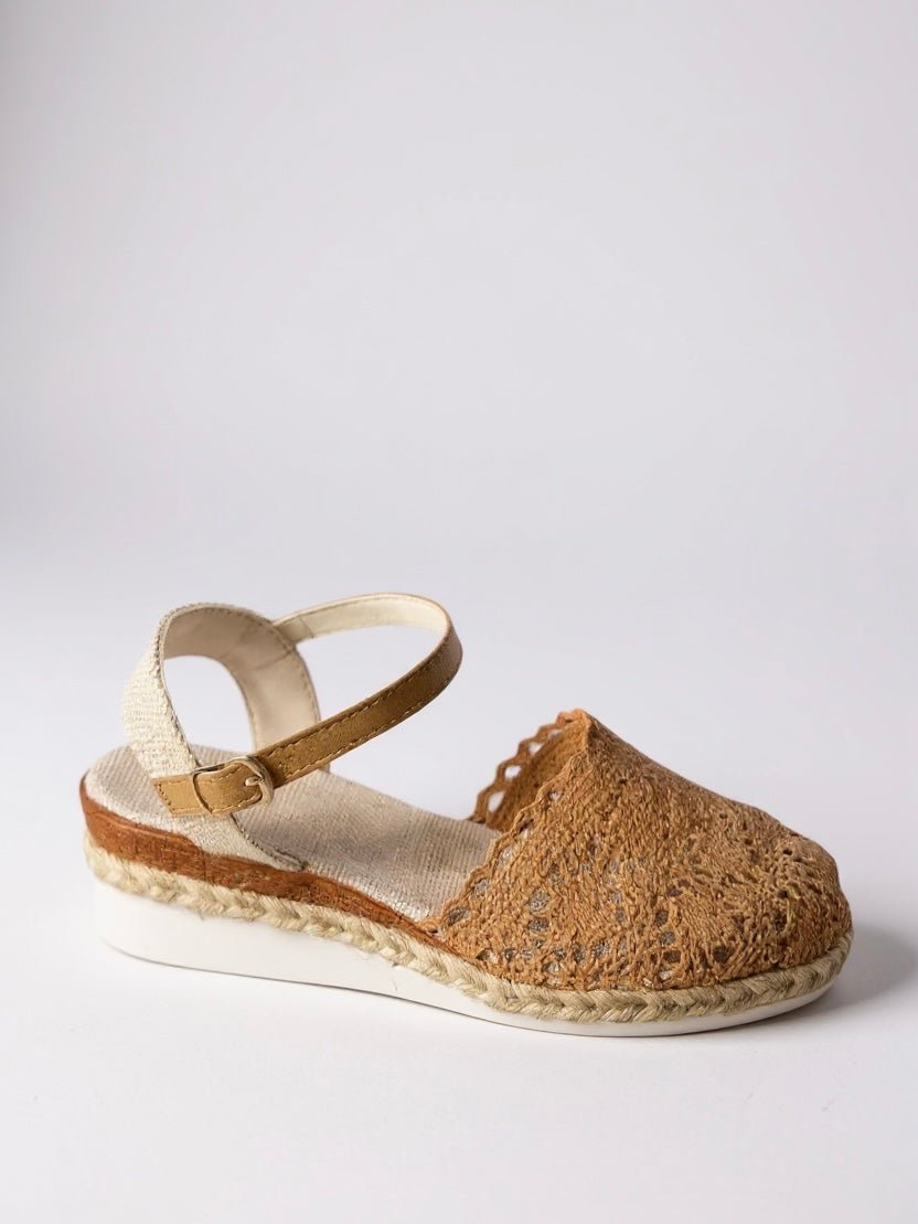 Freja | Boho Hæklet Platform Sandaler Kvinder Vævet Sommersko