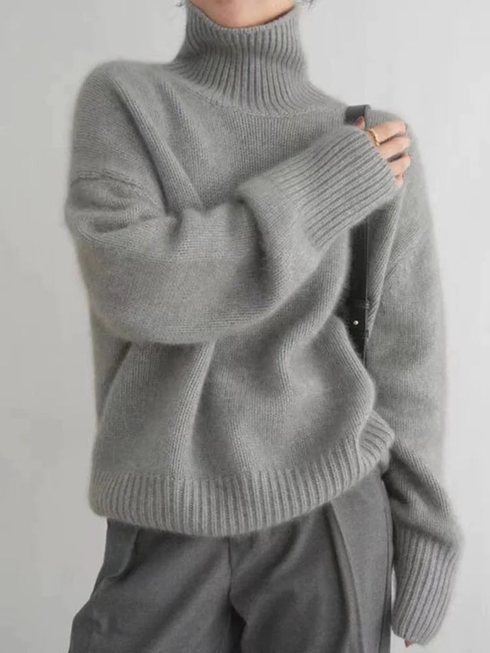 Joline | Cashmere-trøje med rullekrave