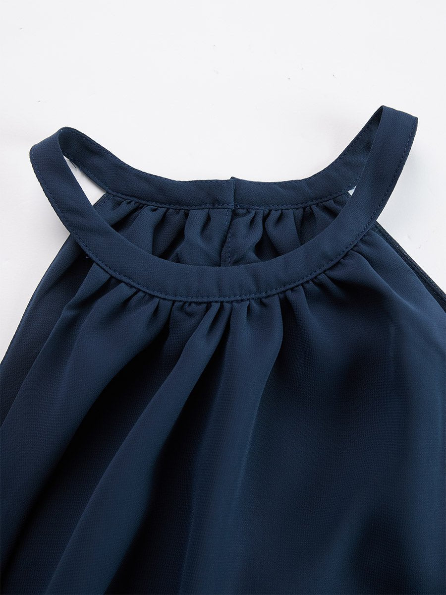 Olivia | Dame Halterneck Wide-leg To-delt Sæt