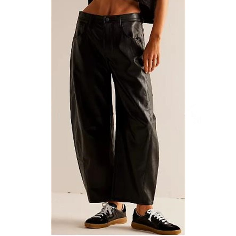 Ida | Dame Højtaljede Barrel-Leg Jeans Afslappet Pasform