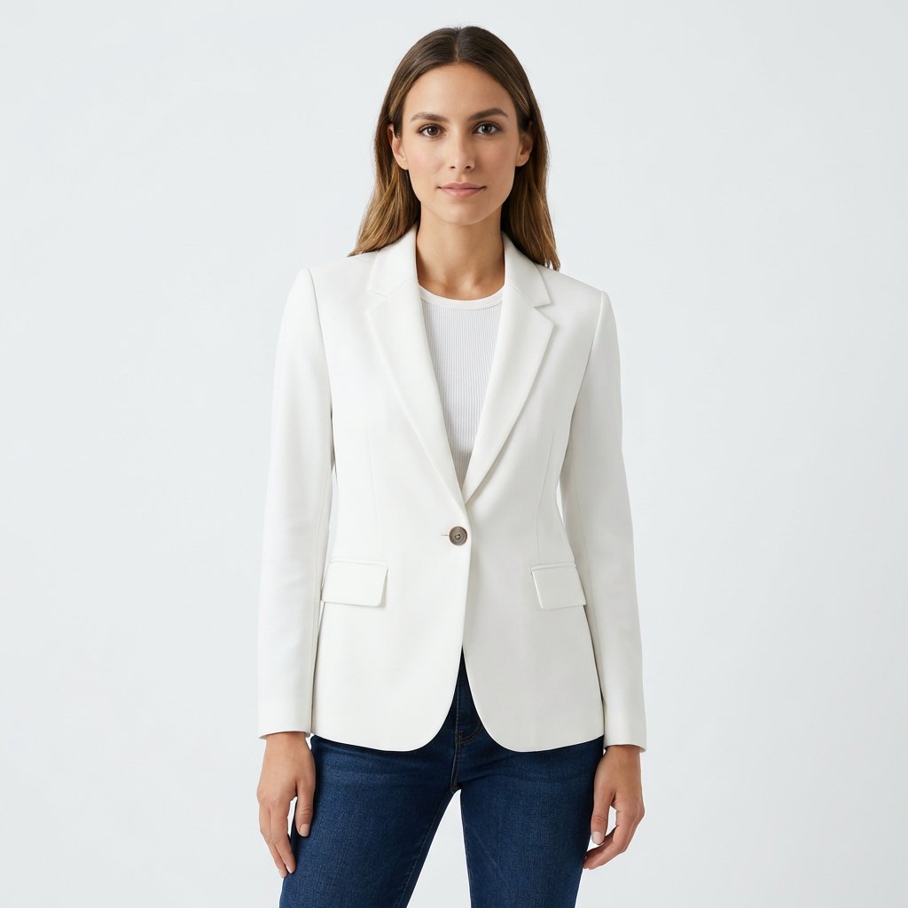 Sofia | Dame Klassisk Enkeltknap Blazer Skræddersyet Fit