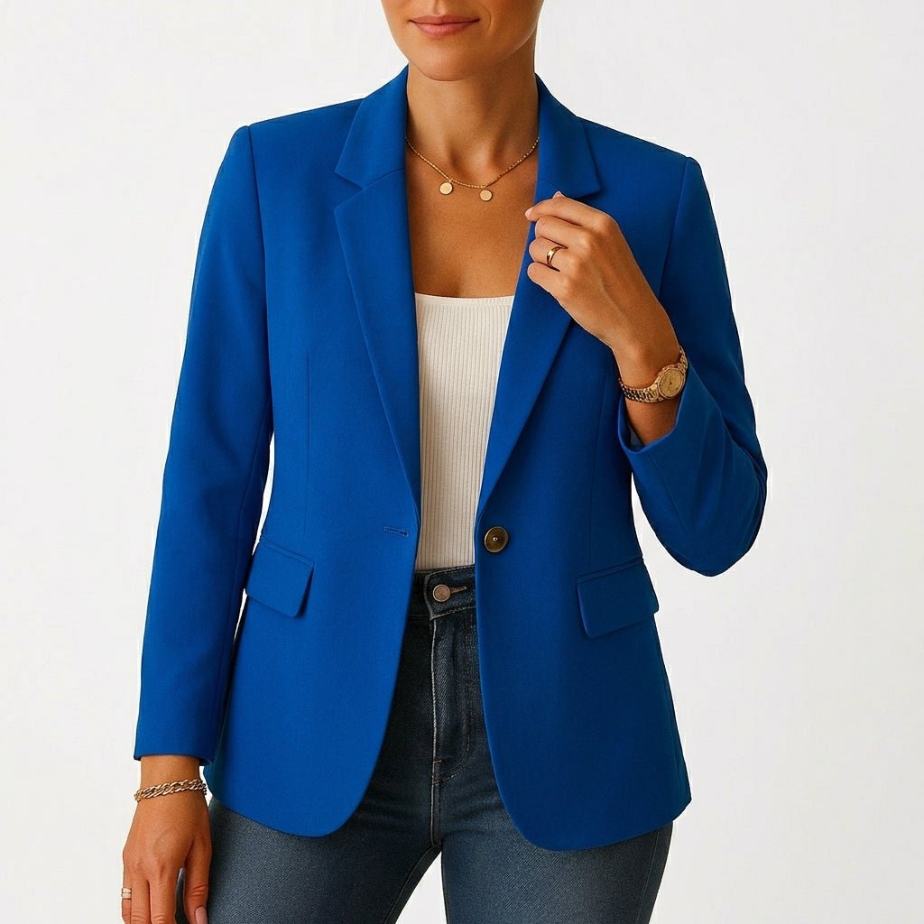 Sofia | Dame Klassisk Enkeltknap Blazer Skræddersyet Fit