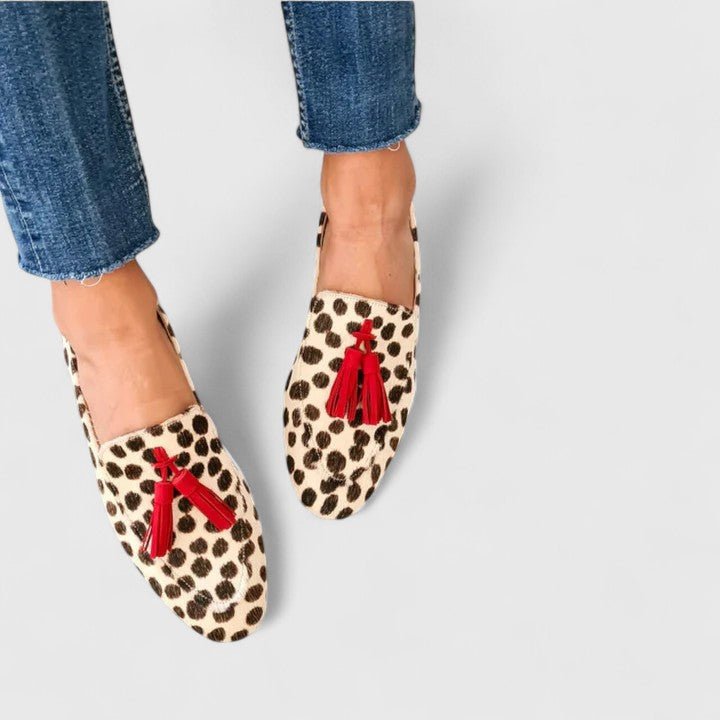 Mathilde | Dame Ortopædiske Slip-On Loafers med Tassels