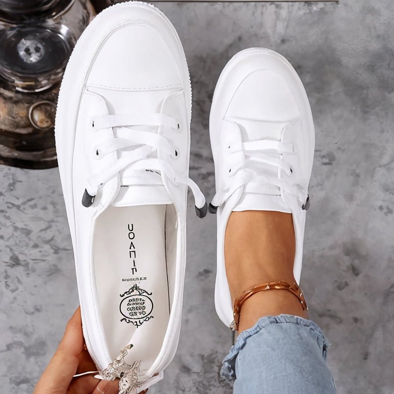 Olivia | Dame Ortopædiske Sneakers Hvid Komfort Support